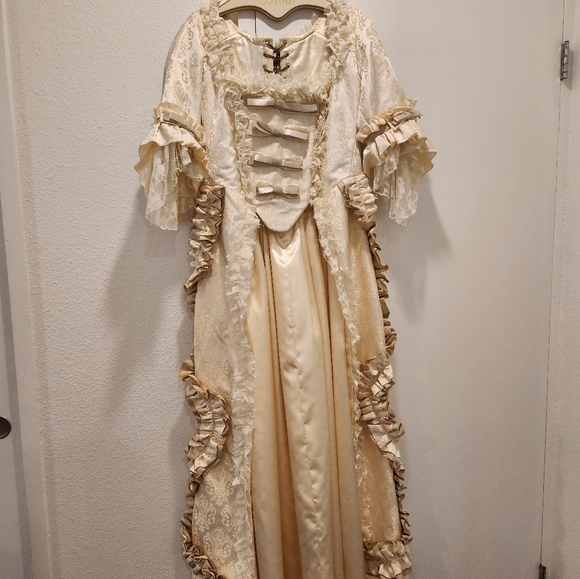 Burleska Marie Antoinette Costume Medieval Victorian lolita Wedding dress - Picture 15 of 16